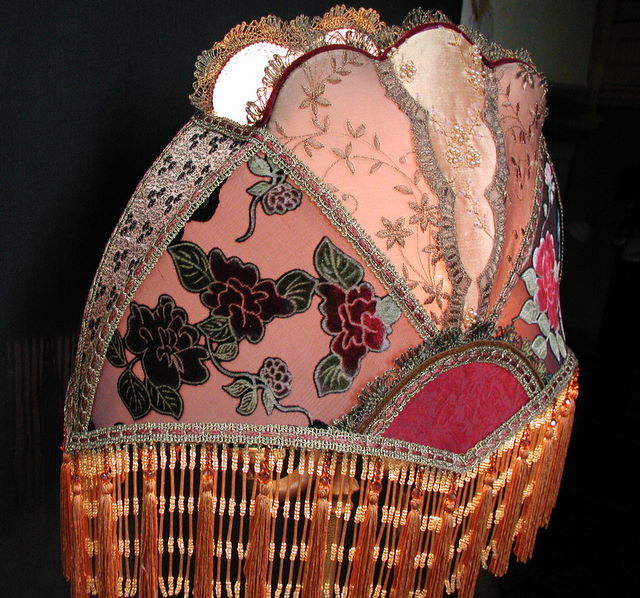 Stunning Vintage Victorian Lampshade